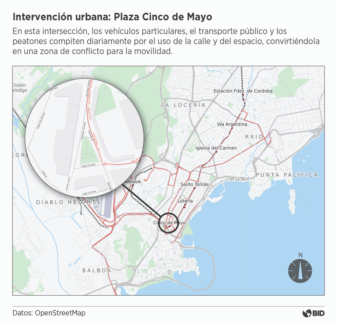 Mapa Intervención urbana