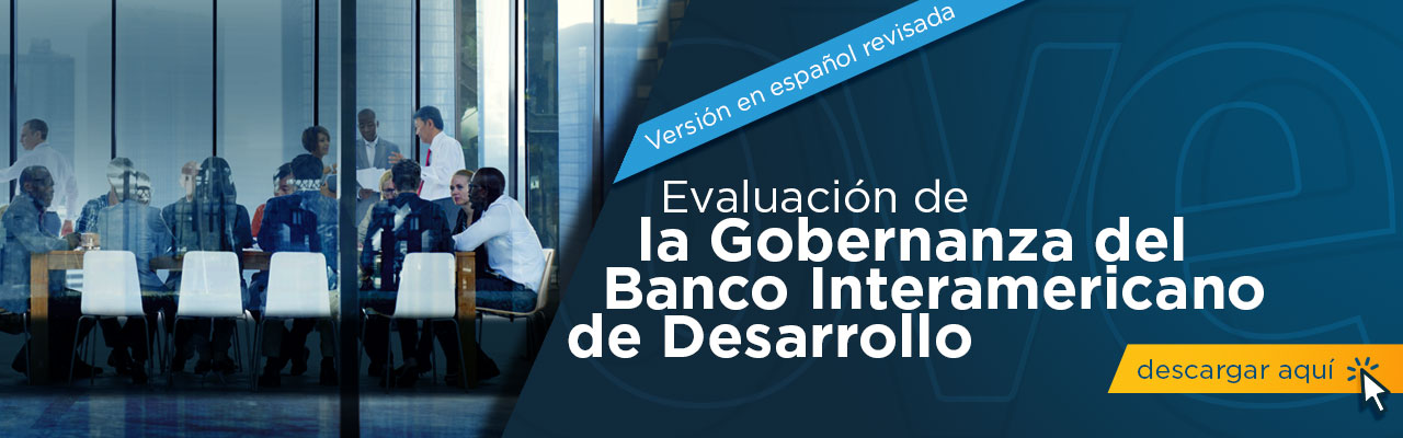 Governance assessment banner with the image of an administrative board