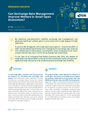 Research Insights: Can Exchange Rate Management Improve Welfare in Small Open Economies?