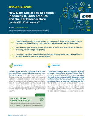 Research Insights: How Does Social and Economic Inequality in Latin America and the Caribbean Relate to Health Outcomes?