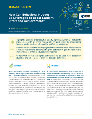 Research Insights: How Can Behavioral Nudges Be Leveraged to Boost Student Effort and Achievement?