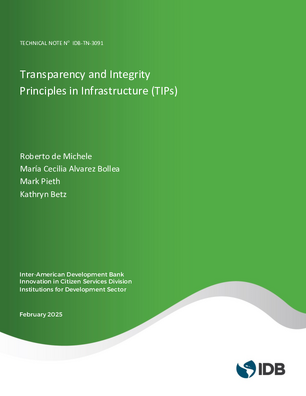 Transparency and Integrity Principles in Infrastructure (TIPs)
