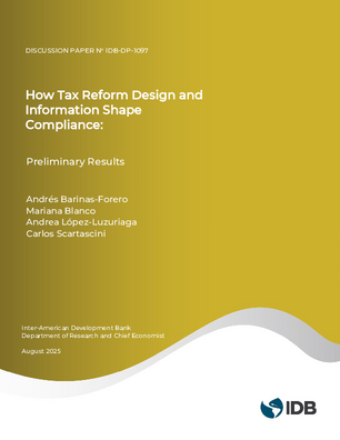 How Tax Reform Design and Information Shape Compliance: Preliminary Results