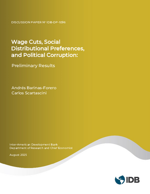 Wage Cuts, Social Distributional Preferences, and Political Corruption: Preliminary Results