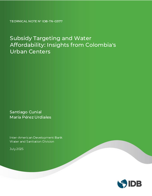 Subsidy Targeting and Water Affordability: Insights from Colombia's Urban Centers