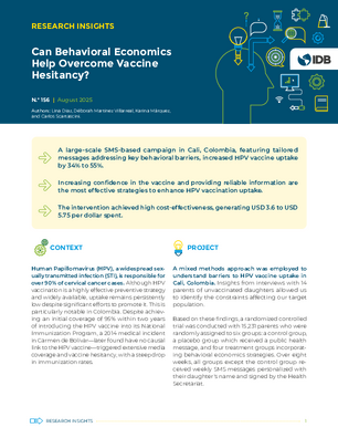 Research Insights: Can Behavioral Economics Help Overcome Vaccine Hesitancy?