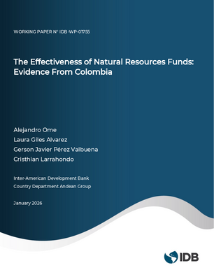 The Effectiveness of Natural Resources Funds: Evidence from Colombia