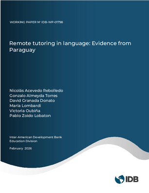 Remote tutoring in language: Evidence from Paraguay