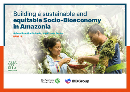 Building a sustainable and equitable SocioBioeconomy in Amazonia: A Good Practice Guide for the Private Sector.  Part III