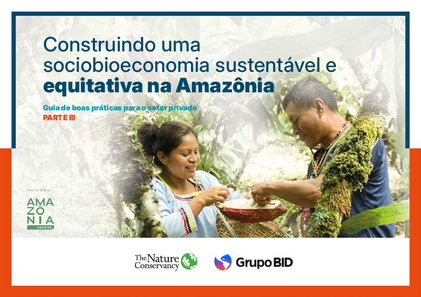 Construindo uma sociobioeconomia sustentável e equitativa na Amazonia: Guia de boas práticas para o setor privado. Parte III
