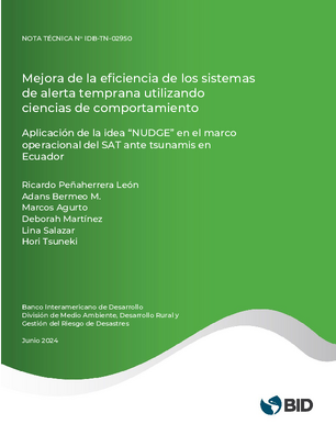 Mejora de la eficiencia de los sistemas de alerta temprana utilizando ciencias de comportamiento