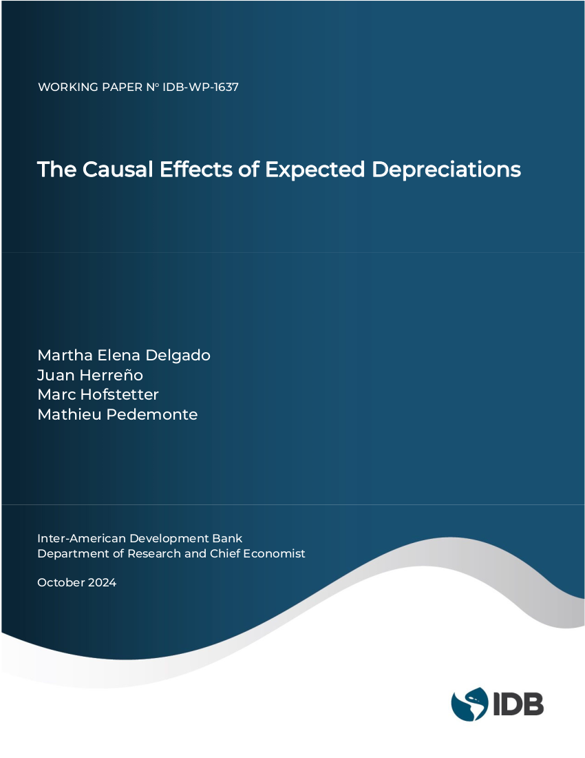 The Causal Effects of Expected Depreciations