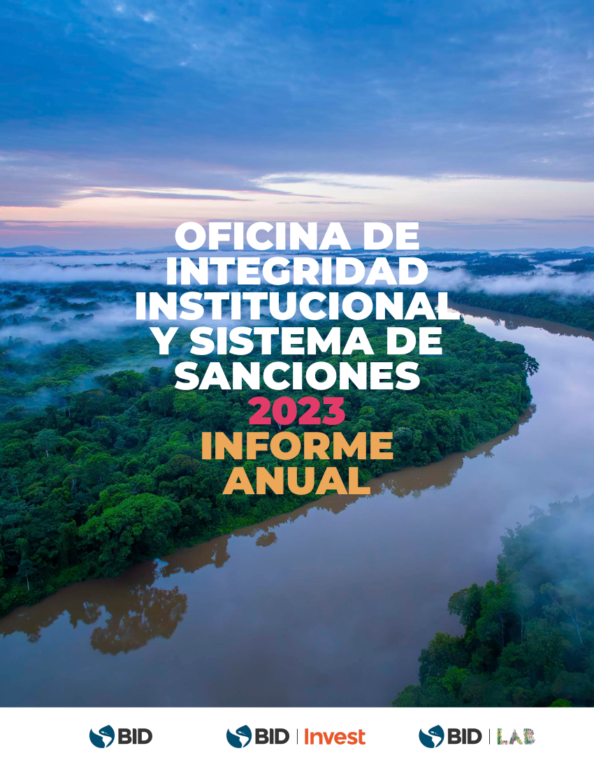 Oficina de Integridad Institucional y Sistema de Sanciones: informe anual 2023