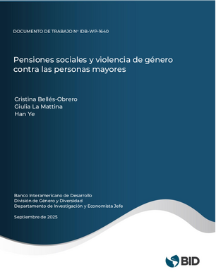 Pensiones sociales y violencia de género contra las personas mayores