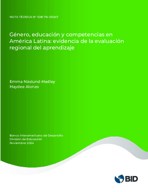 Género, educación y competencias en América Latina: evidencia de la evaluación regional del aprendizaje