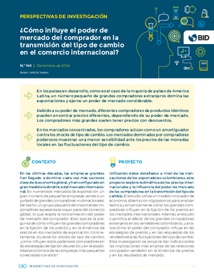 Perspectivas de investigación: ¿cómo influye el poder de mercado del comprador en la transmisión del tipo de cambio en el comercio internacional?