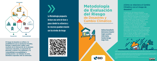 Metodología de evaluación  del riesgo de desastres y cambio climático