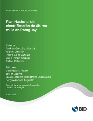Plan nacional de electrificación de úlltima milla en Paraguay