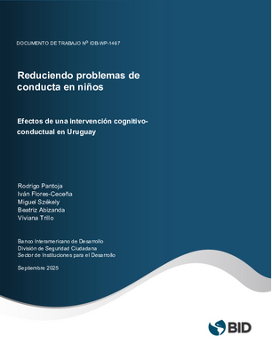 Reduciendo problemas de conducta en niños: efectos de intervención cognitivo-conductual en Uruguay
