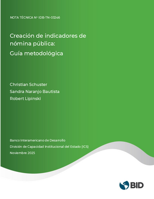 Creación de indicadores de nómina pública: guía metodológica