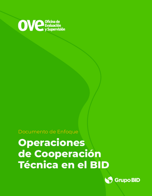 Documento de enfoque. Operaciones de cooperación técnica en el BID