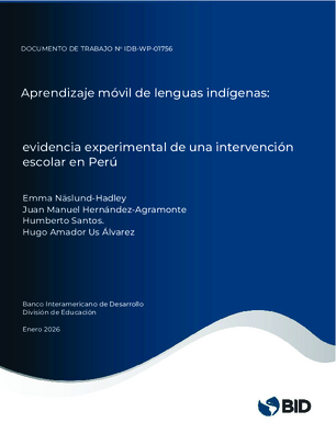 Aprendizaje móvil de lenguas indígenas: evidencia experimental de una intervención escolar en Perú