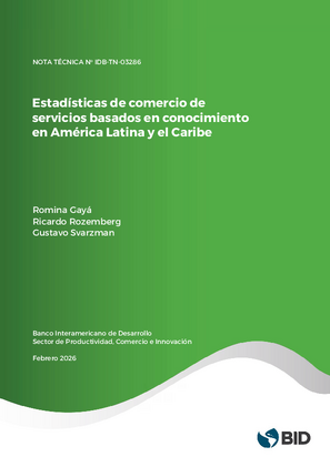 Estadísticas de comercio de servicios basados en conocimiento en América Latina y el Caribe