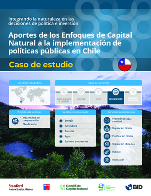 Aportes de los enfoques de capital natural a la implementación de políticas públicas en Chile: caso de estudio