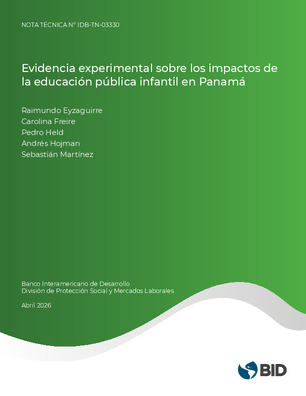Evidencia experimental sobre los impactos de la educación pública infantil en Panamá