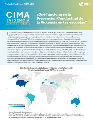 Cima Evidence Brief #03: ¿Qué funciona en la prevención conductual de la violencia en las escuelas?